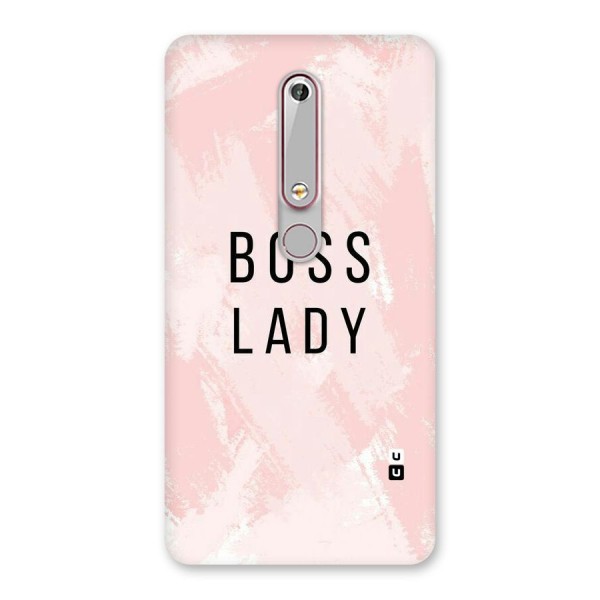 Boss Lady Pink Back Case for Nokia 6.1