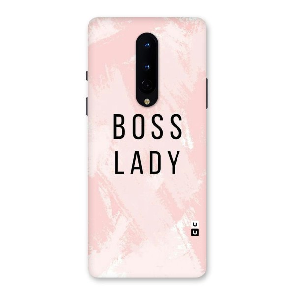 Boss Lady Pink Back Case for OnePlus 8