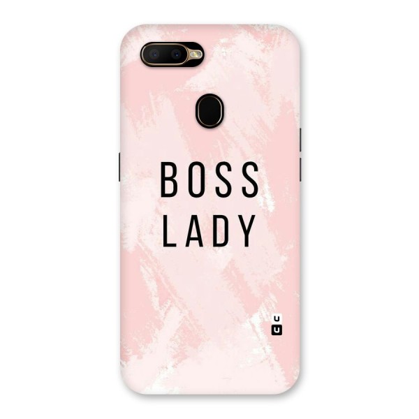 Boss Lady Pink Back Case for Oppo A5s