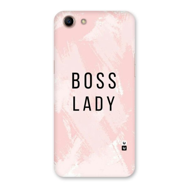 Boss Lady Pink Back Case for Oppo A83 (2018)