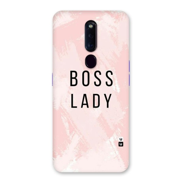 Boss Lady Pink Back Case for Oppo F11 Pro