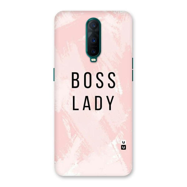 Boss Lady Pink Back Case for Oppo R17 Pro