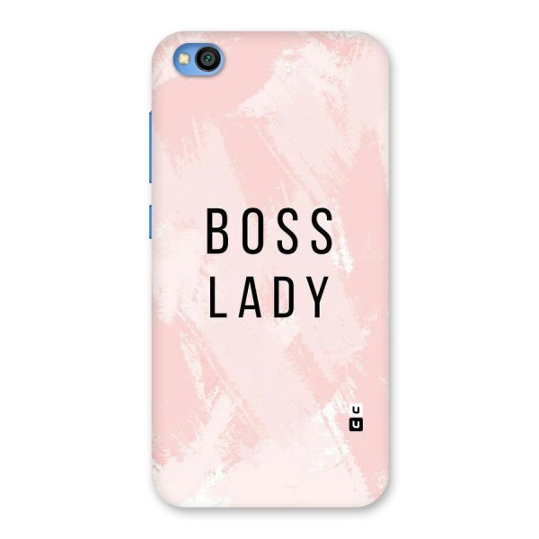 Boss Lady Pink Back Case for Redmi Go