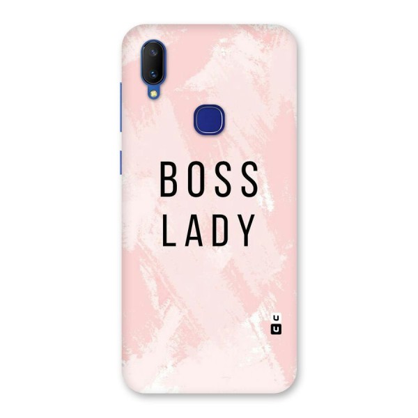Boss Lady Pink Back Case for Vivo V11