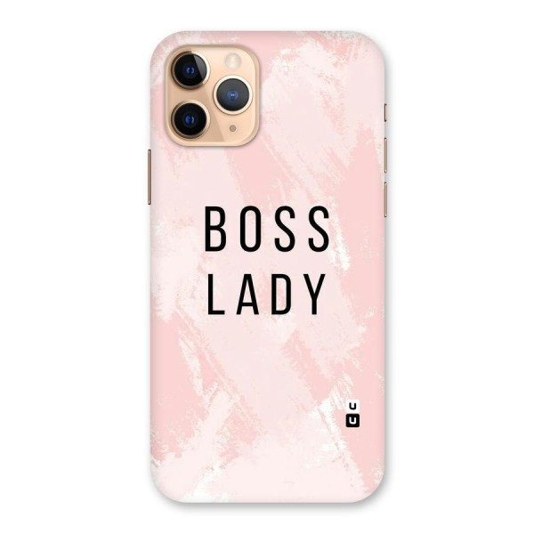Boss Lady Pink Back Case for iPhone 11 Pro