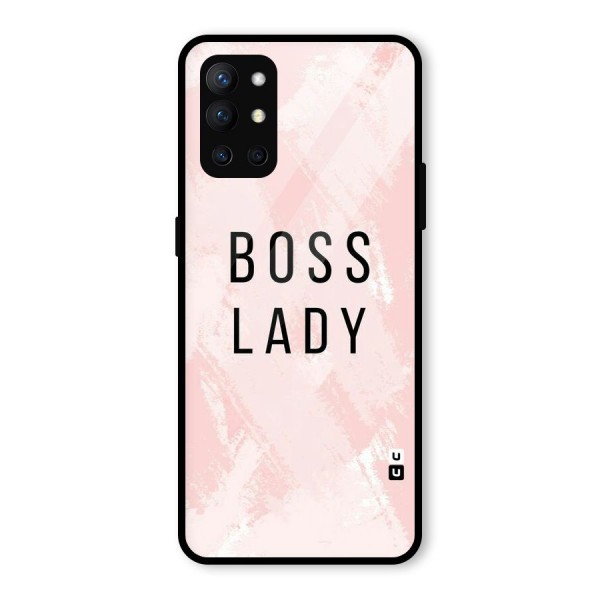 Boss Lady Pink Glass Back Case for OnePlus 9R