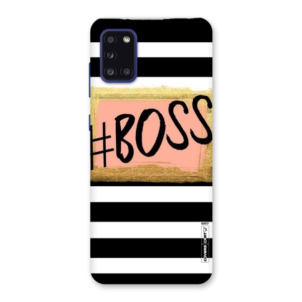 Boss Stripes Back Case for Galaxy A31