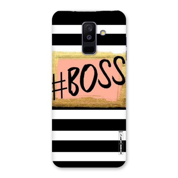 Boss Stripes Back Case for Galaxy A6 Plus