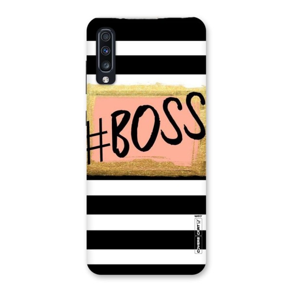 Boss Stripes Back Case for Galaxy A70