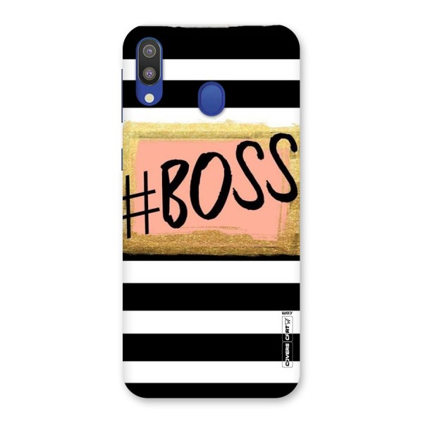 Boss Stripes Back Case for Galaxy M20