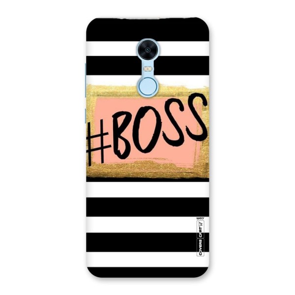Boss Stripes Back Case for Redmi Note 5