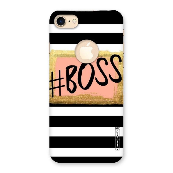 Boss Stripes Back Case for iPhone 7 Logo Cut