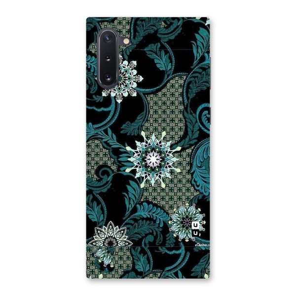 Bottle Green Floral Back Case for Galaxy Note 10