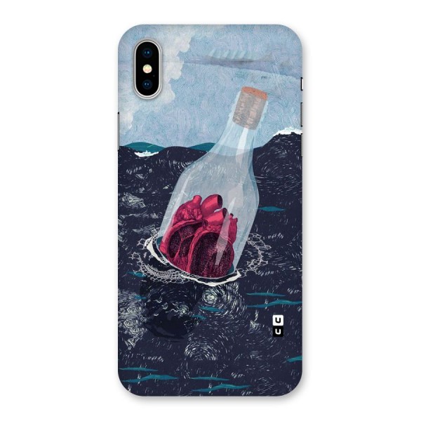Bottle Heart Back Case for iPhone XS