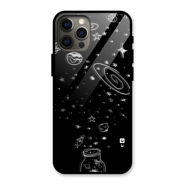 Bottle Of Stars Glass Back Case for iPhone 12 Pro Max