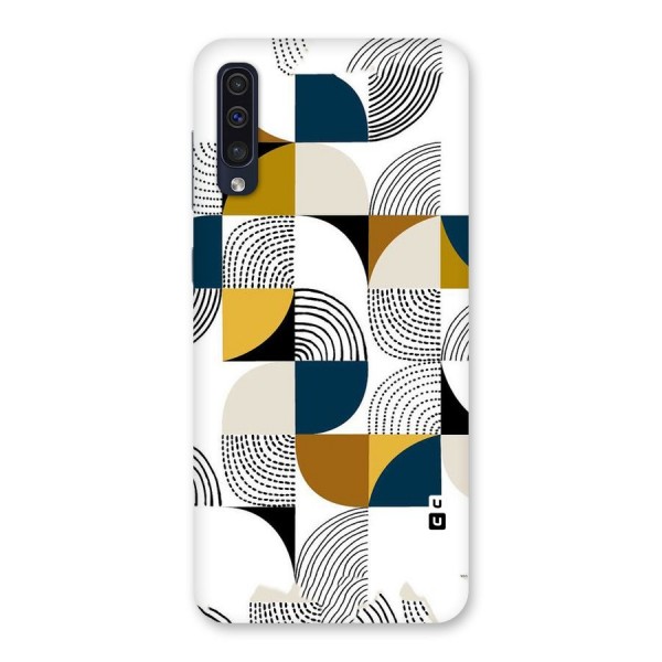 Boxes Pattern Back Case for Galaxy A50