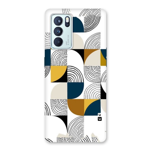 Boxes Pattern Back Case for Oppo Reno6 Pro 5G