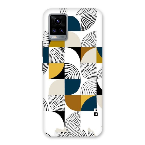 Boxes Pattern Back Case for Vivo V20