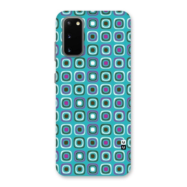 Boxes Tiny Pattern Back Case for Galaxy S20