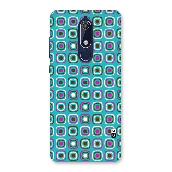 Boxes Tiny Pattern Back Case for Nokia 5.1
