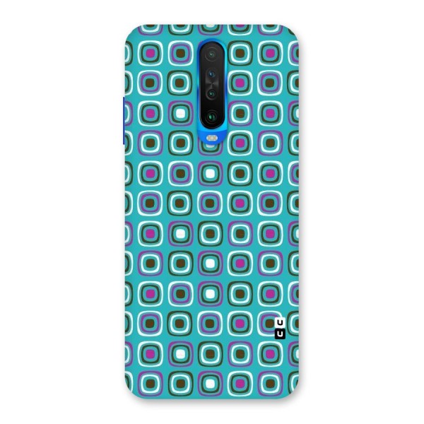 Boxes Tiny Pattern Back Case for Poco X2