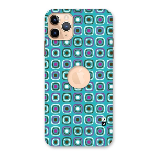 Boxes Tiny Pattern Back Case for iPhone 11 Pro Max Logo Cut
