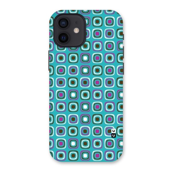 Boxes Tiny Pattern Back Case for iPhone 12