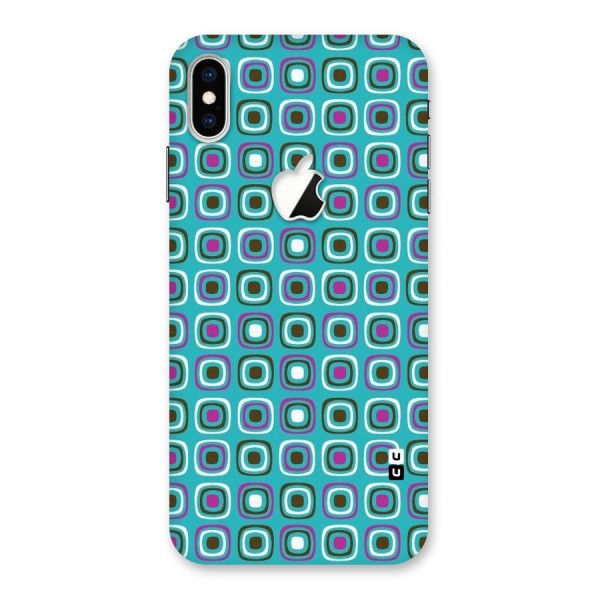 Boxes Tiny Pattern Back Case for iPhone XS Max Apple Cut