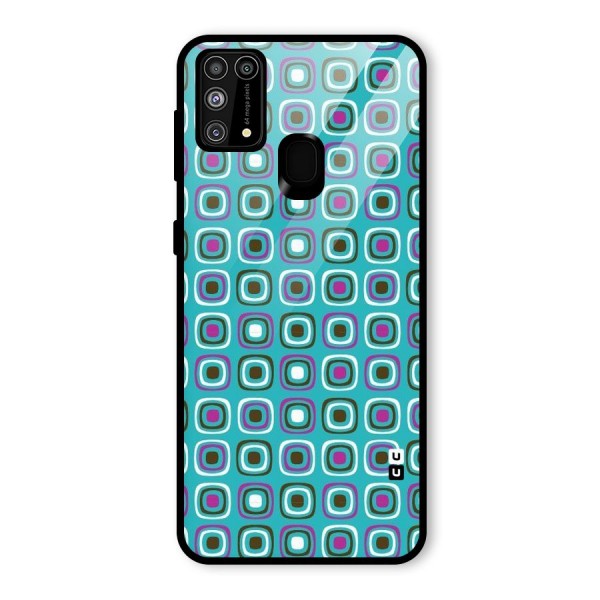 Boxes Tiny Pattern Glass Back Case for Galaxy F41