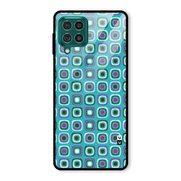 Boxes Tiny Pattern Glass Back Case for Galaxy F62