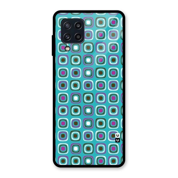 Boxes Tiny Pattern Glass Back Case for Galaxy M32