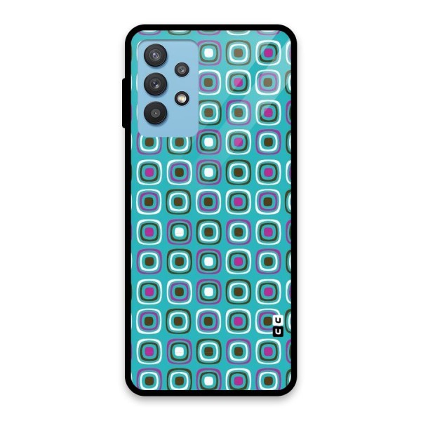 Boxes Tiny Pattern Glass Back Case for Galaxy M32 5G