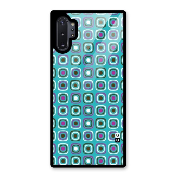 Boxes Tiny Pattern Glass Back Case for Galaxy Note 10 Plus