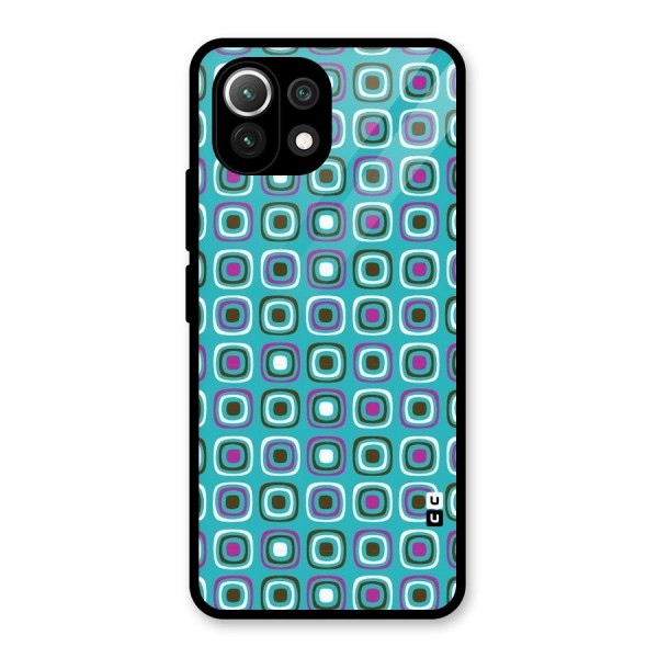Boxes Tiny Pattern Glass Back Case for Mi 11 Lite NE 5G