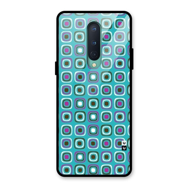 Boxes Tiny Pattern Glass Back Case for OnePlus 8