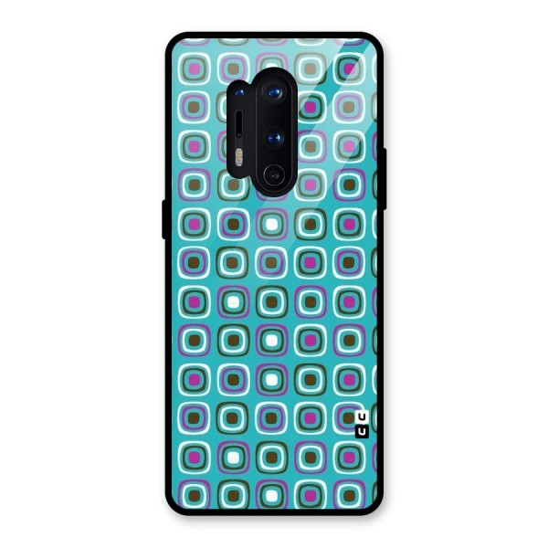 Boxes Tiny Pattern Glass Back Case for OnePlus 8 Pro