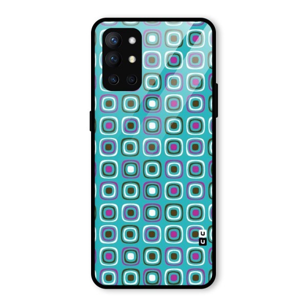 Boxes Tiny Pattern Glass Back Case for OnePlus 9R