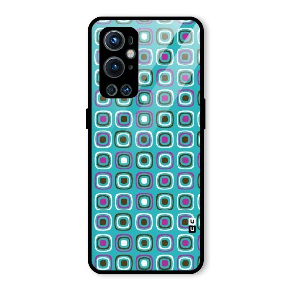 Boxes Tiny Pattern Glass Back Case for OnePlus 9 Pro