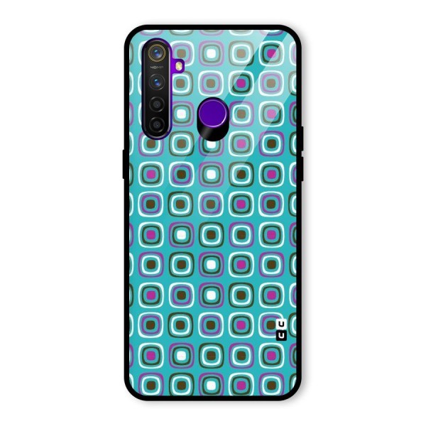 Boxes Tiny Pattern Glass Back Case for Realme 5 Pro