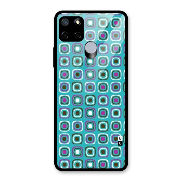 Boxes Tiny Pattern Glass Back Case for Realme C12