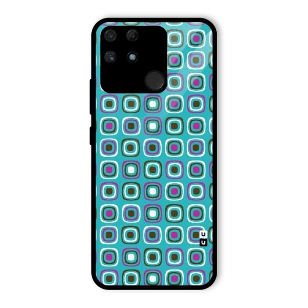 Boxes Tiny Pattern Glass Back Case for Realme Narzo 50A