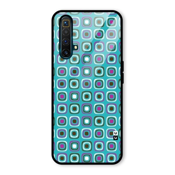 Boxes Tiny Pattern Glass Back Case for Realme X3