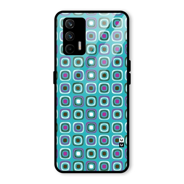 Boxes Tiny Pattern Glass Back Case for Realme X7 Max