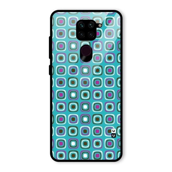 Boxes Tiny Pattern Glass Back Case for Redmi Note 9