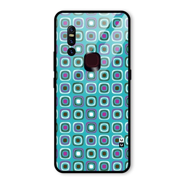 Boxes Tiny Pattern Glass Back Case for Vivo V15