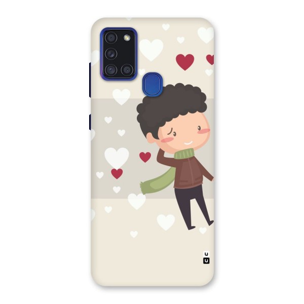 Boy in love Back Case for Galaxy A21s