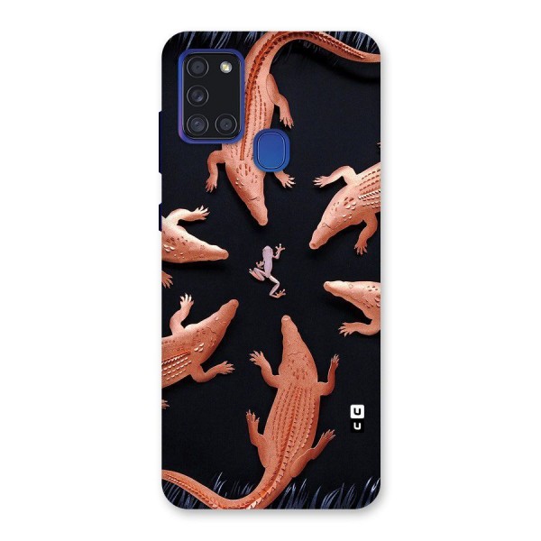 Brave Frog Back Case for Galaxy A21s