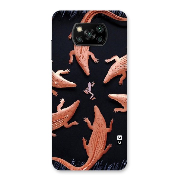 Brave Frog Back Case for Poco X3