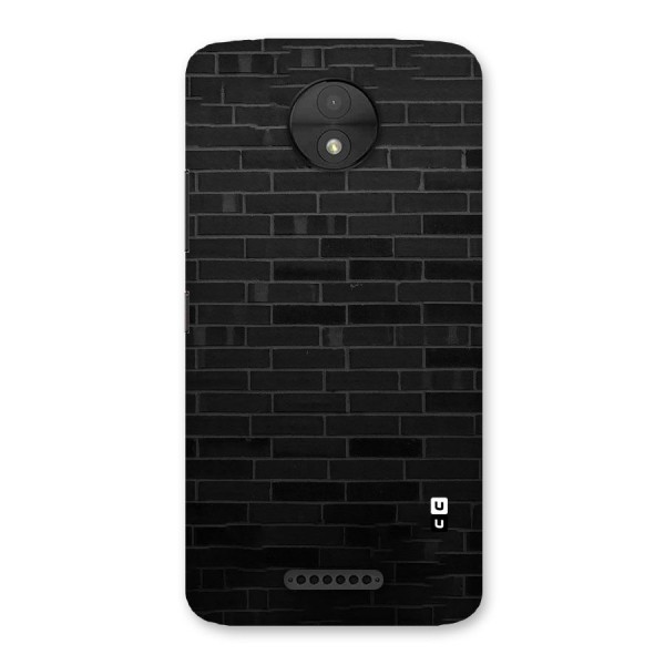 Brick Wall Back Case for Moto C