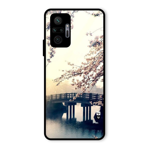 Bridge Blossom Glass Back Case for Redmi Note 10 Pro